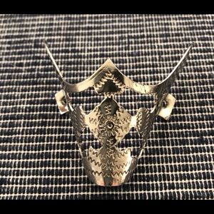 Cowboy boot tips Sterling silver